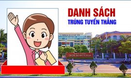 Danh sách thi sinh tuyển thẳng vào Khoa GDCT – Trường ĐH Sư phạm – ĐHĐN